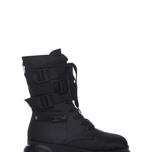 Poster Grl Black Women's Combat Boots